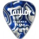 Taylor Confezione da 6 plettri Premium 351 Thermex Ultra Guitar Picks Blue Swirl 1,25 mm