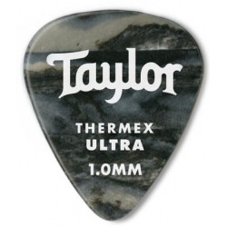 Taylor Confezione da 6 plettri Premium 351 Thermex Guitar Picks Black Onyx 1,5 mm