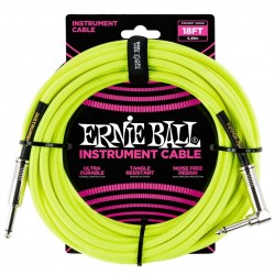 Ernie Ball 6085 Cavo Braided Neon Yellow 5,49 m