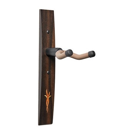 Taylor Bouquet Guitar Hanger Ebony, Wood Inlay