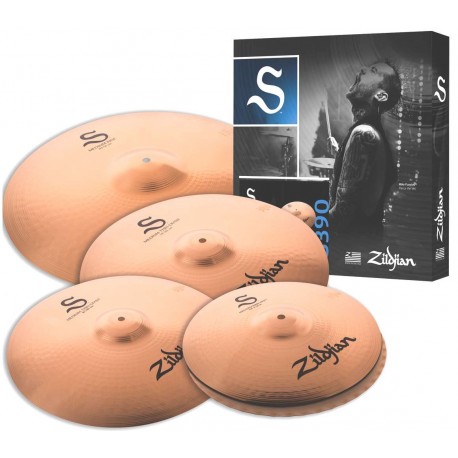 Zildjian Pack 5 S Performer (S390) 20 Medium Ride - 14 Mastersound Hi-hat - 16 Medium Thin Crash - 18 Medium Thin Crash