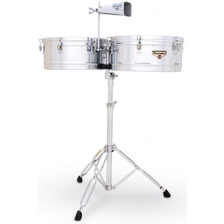 Latin Percussion M257 Timbales Matador Chrome