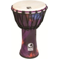 Toca SFDJ-10WP Djembe Freestyle Rope Tuned Woodstock Purple