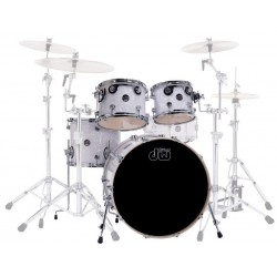 Drum Workshop Shell set performance finish ply / Satin oil White Marine Pearl 