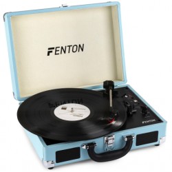 Fenton RP115 Record Player Briefcase Blue 