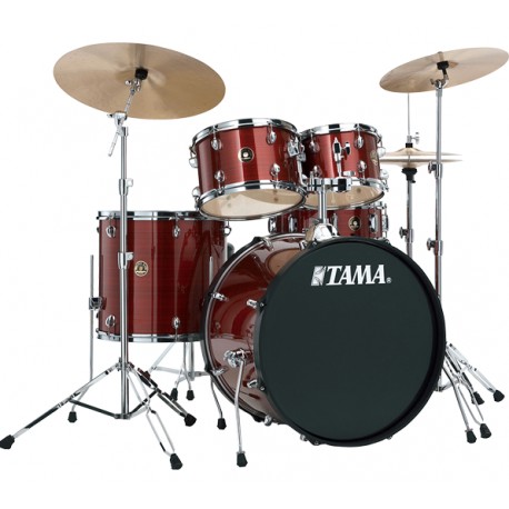 Tama Rhythm Mate Drum Kits Red Stream + BCS