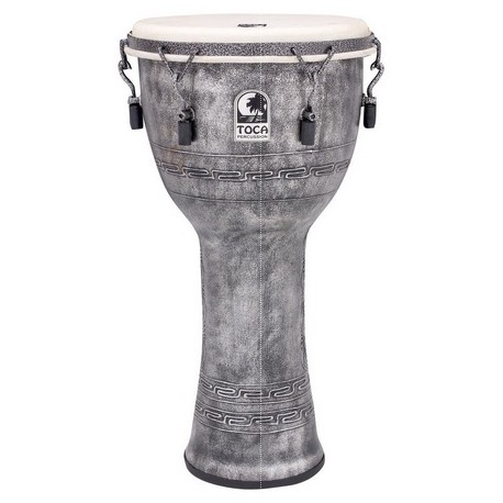 Toca SFDMX-12AS Djembe Freestyle Mechanically Tuned Antique Silver