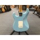 Fender Custom Shop '57 Stratocaster Relic Guitar, Maple Fingerboard, Faded Aged Daphne Blue
