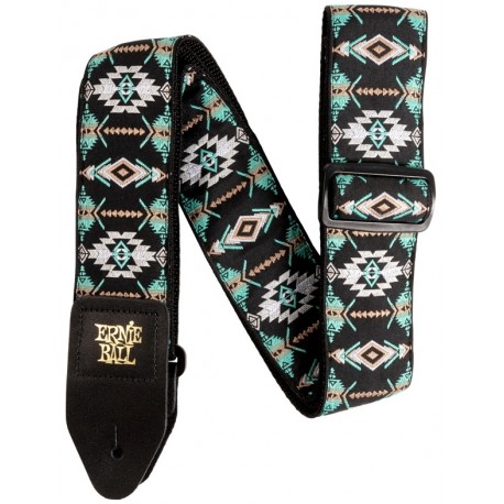 Ernie Ball 5325 Tracolla Southwestern Turquoise Jacquard Strap