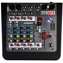 Allen & Heath ZED-6FX mixer 