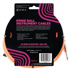 Ernie Ball 6084 Cavo Braided Neon Orange