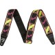 Fender NEON MONOGRAM STRAP YLW/PINK 