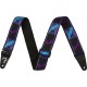 Fender NEON MONOGRAM STRAP PRPL/BLU