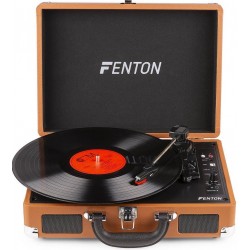 Fenton RP115F Record Player BT Brown