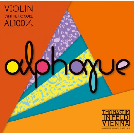 Thomastik-Infeld Corde per violino ALPHAYUE nucleo di nylon 1/16