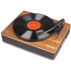 Fenton RP162 Record Player HQ BT Walnut Wood