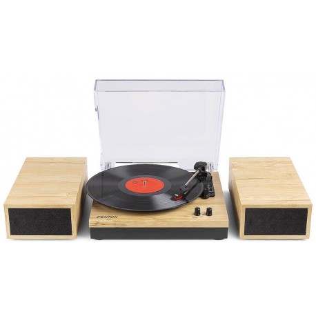 Fenton RP165L Record Player+Sp.BT LightWood