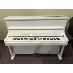 Hausmann HU121WE pianoforte verticale bianco lucido