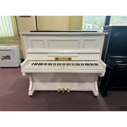 G.Hahy Berliyn Pianoforte verticale bianco satinato usato