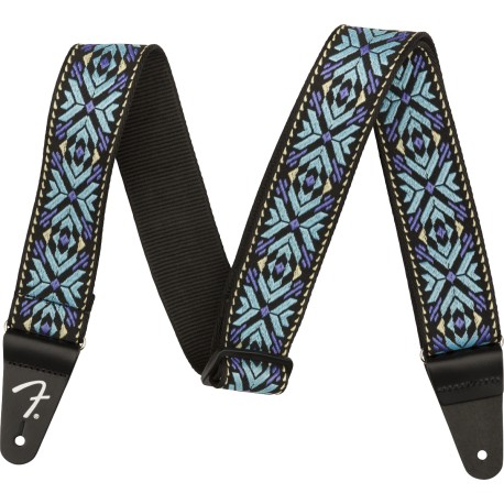 Fender PASADENA WOVEN STRAP BLUE SNOWFLAKE 