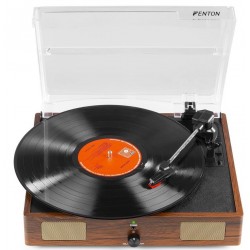 Fenton RP106W Record Player Wood