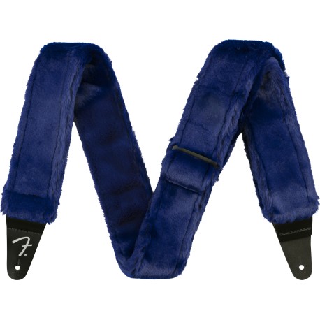 FENDER POODLE PLUSH STRAP BLUE