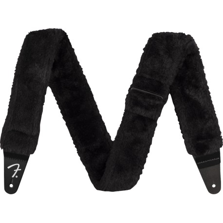 Fender POODLE PLUSH STRAP BLK 