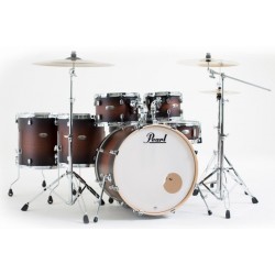 Pearl Decade 6pz.colore SATIN BROWN BURST 260 + meccaniche HWP830
