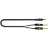 QuikLok ITST/J352J-2 Jack Stereo/2 x Jack Mono 2 mt