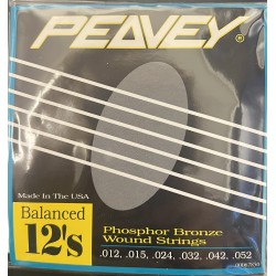 Peavey per chitarra acustica Balanced 12'S 012-052 - 12 MUTA