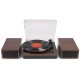 Fenton RP165D Record Player + SP. BT Darkwood
