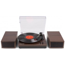 Fenton RP165D Record Player + SP. BT Darkwood