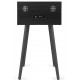 Audizio Fremont Record Player with Stand Black
