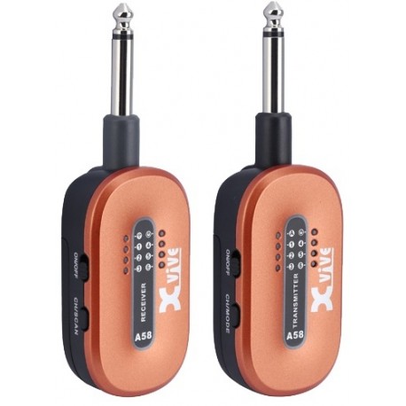 XVive A58-Orange Sistema wireless digitale per strumento