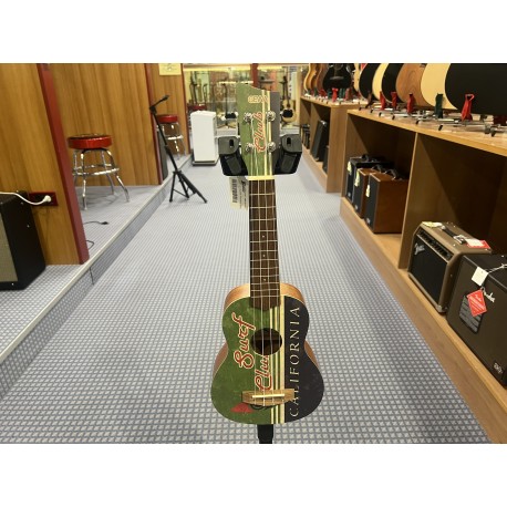 VGS Ukulele Soprano Manoa Seaside Multicolore|Legno dark natural 
