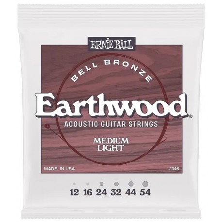 Ernie Ball 2346 Earthwood Bell Bronze Acoustic Medium Light 12-54