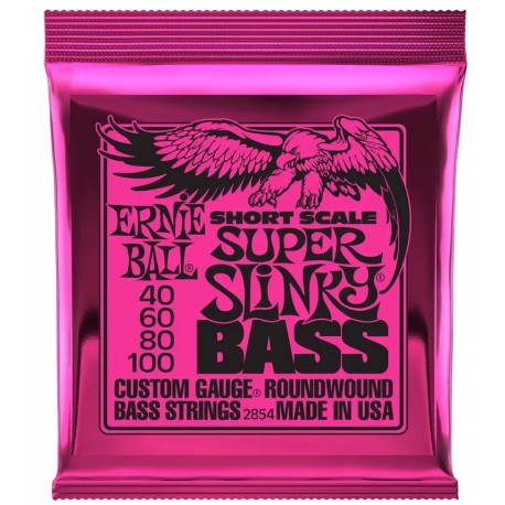 Ernie Ball 2854 Nickel Woudn Scala Corta Spuer Slinky 40-100