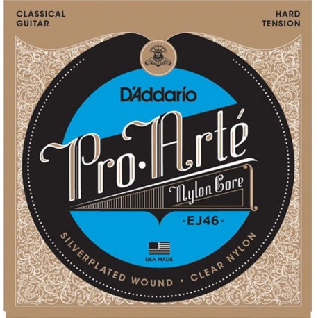 D'Addario EJ46 Pro-Arte in nylon per chitarra classica, tensione forte
