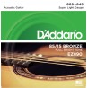 D'Addario EZ890 per chitarra acustica, Super Light, 009-045