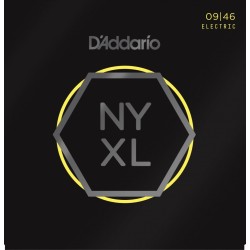 D'Addario NYXL0946 chitarra elettrica Nickel Wound, Super Light Top Regular Bottom, 09-46