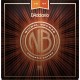 D'Addario NB1047 Nickel Bronze chitarra acustica, Extra Light, 10-47 