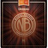 D'Addario NB1047 Nickel Bronze chitarra acustica, Extra Light, 10-47 