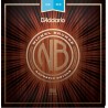 D'Addario NB1253 Nickel Bronze chitarra acustica, Light, 12-53 