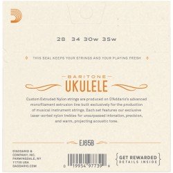 D'addario Ukulele set EJ65B Baritono