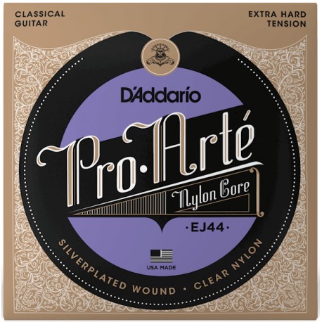 D'addario Extra Hard Tension Nylon Classical Guitar Strings EJ44