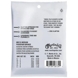 Martin & Co. MEC13 Clapton's Choice Medium Phosphor Bronze 13-56