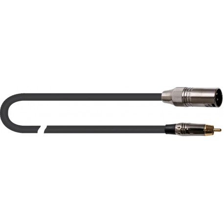 Quik Lok ITST/MRCA 1 Cavo Cannon XLR Maschio / Spina Phono RCA 1 mt