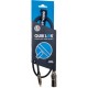Quik Lok ITST/MRCA 1 Cavo Cannon XLR Maschio / Spina Phono RCA 1 mt
