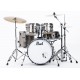 Pearl Batteria Roadshow 5pz cassa 20" completa di hardware e piatti sabian CR16, RD20, HH14 colore BRONZE METALLIC 707