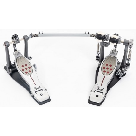 Pearl Doppio pedale Eliminator red line a catena